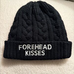 Cableknit “Forehead Kisses” Winter Hat